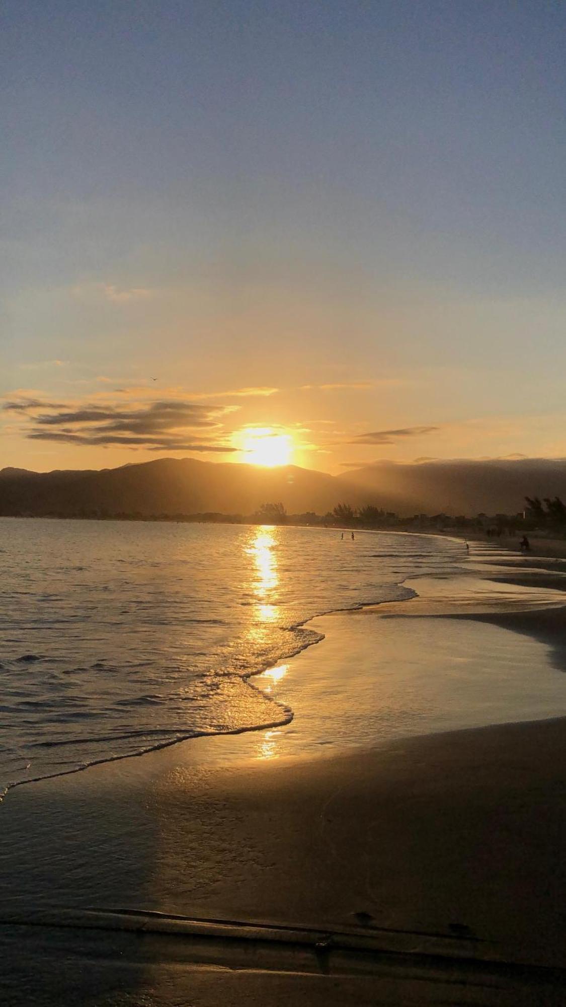 Apartamento Sunset, A 80 Metros Da Praia Palhoca Bagian luar foto